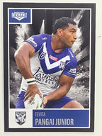 NRL 2022 Elite Base Card #025 Tevita Pangai Junior Canterbury Bankstown Bulldogs