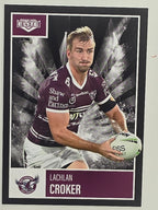 NRL 2022 Elite Base Card #048 Lachlan Croker Manly Warringah Sea Eagles