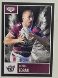 NRL 2022 Elite Base Card #049 Kieran Foran Manly Warringah Sea Eagles