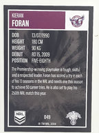 NRL 2022 Elite Base Card #049 Kieran Foran Manly Warringah Sea Eagles