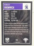 NRL 2022 Elite Base Card #056 Kenneath Bromwich Melbourne Storm