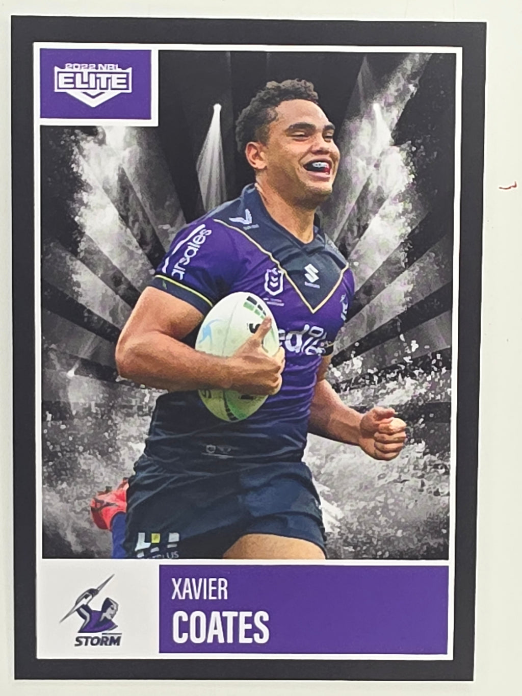 NRL 2022 Elite Base Card #057 Xavier Coates Melbourne Storm