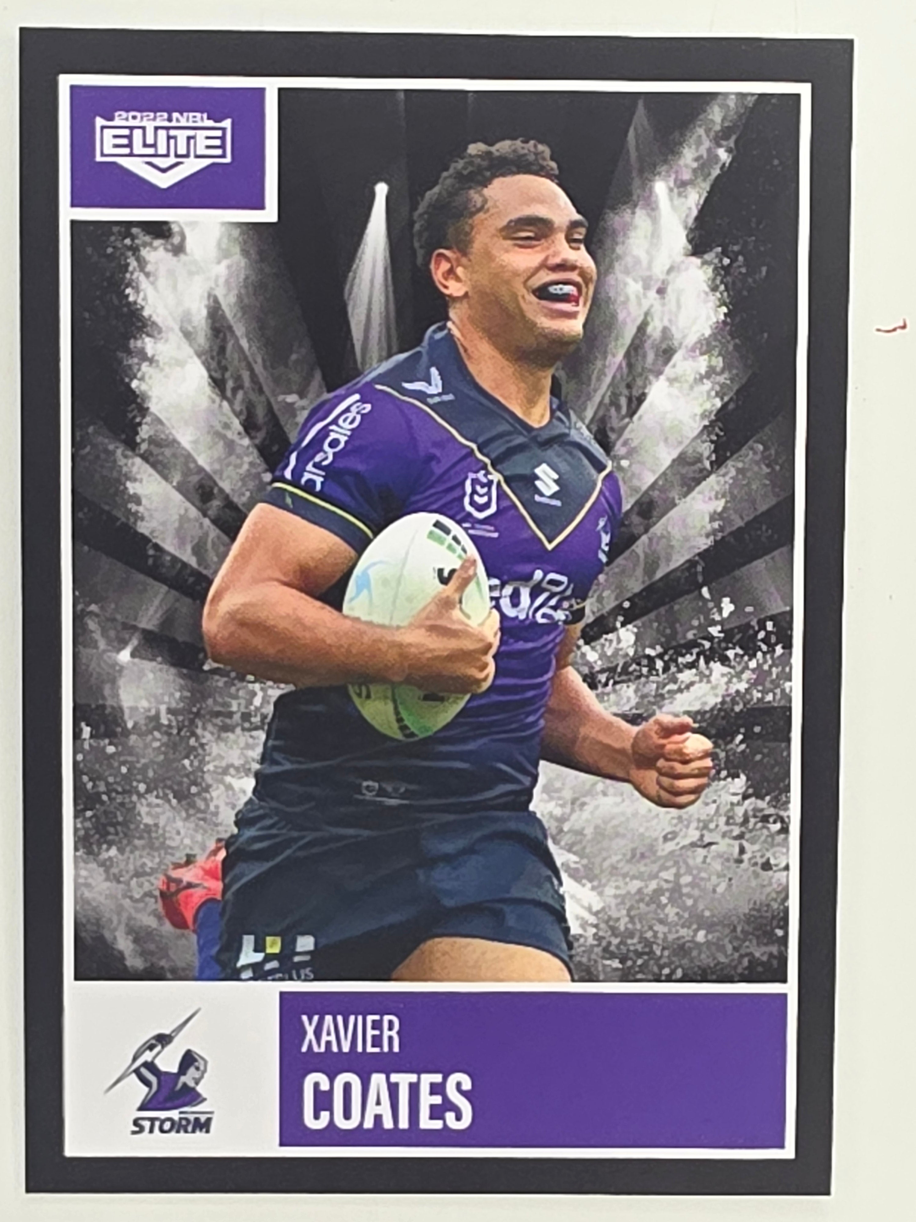 NRL 2022 Elite Base Card #057 Xavier Coates Melbourne Storm
