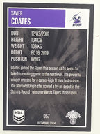 NRL 2022 Elite Base Card #057 Xavier Coates Melbourne Storm