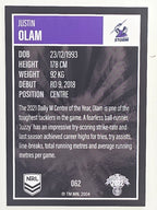 NRL 2022 Elite Base Card #062 Justin Olam Melbourne Storm