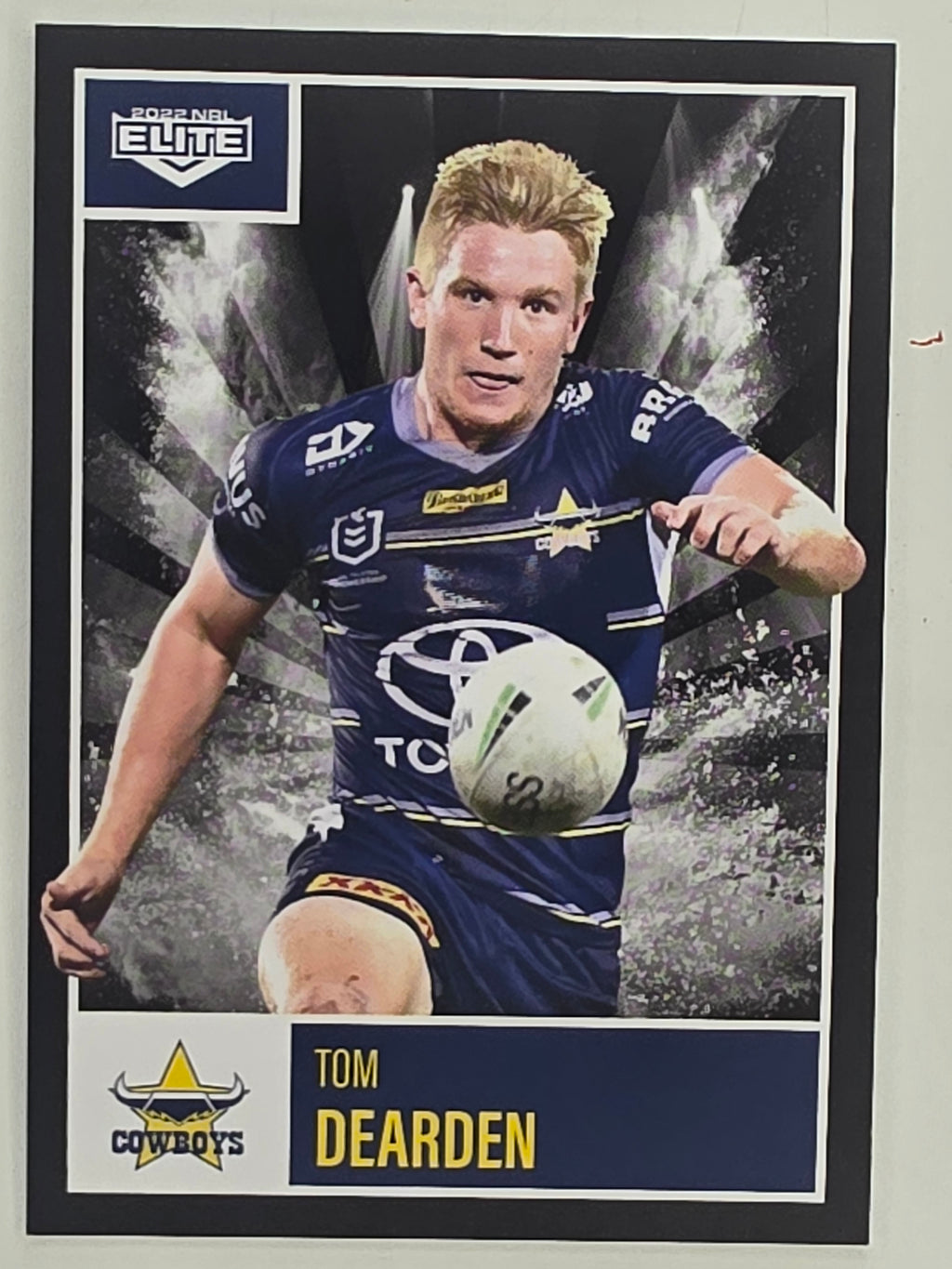 NRL 2022 Elite Base Card #074 Tom Dearden North Queensland Cowboys