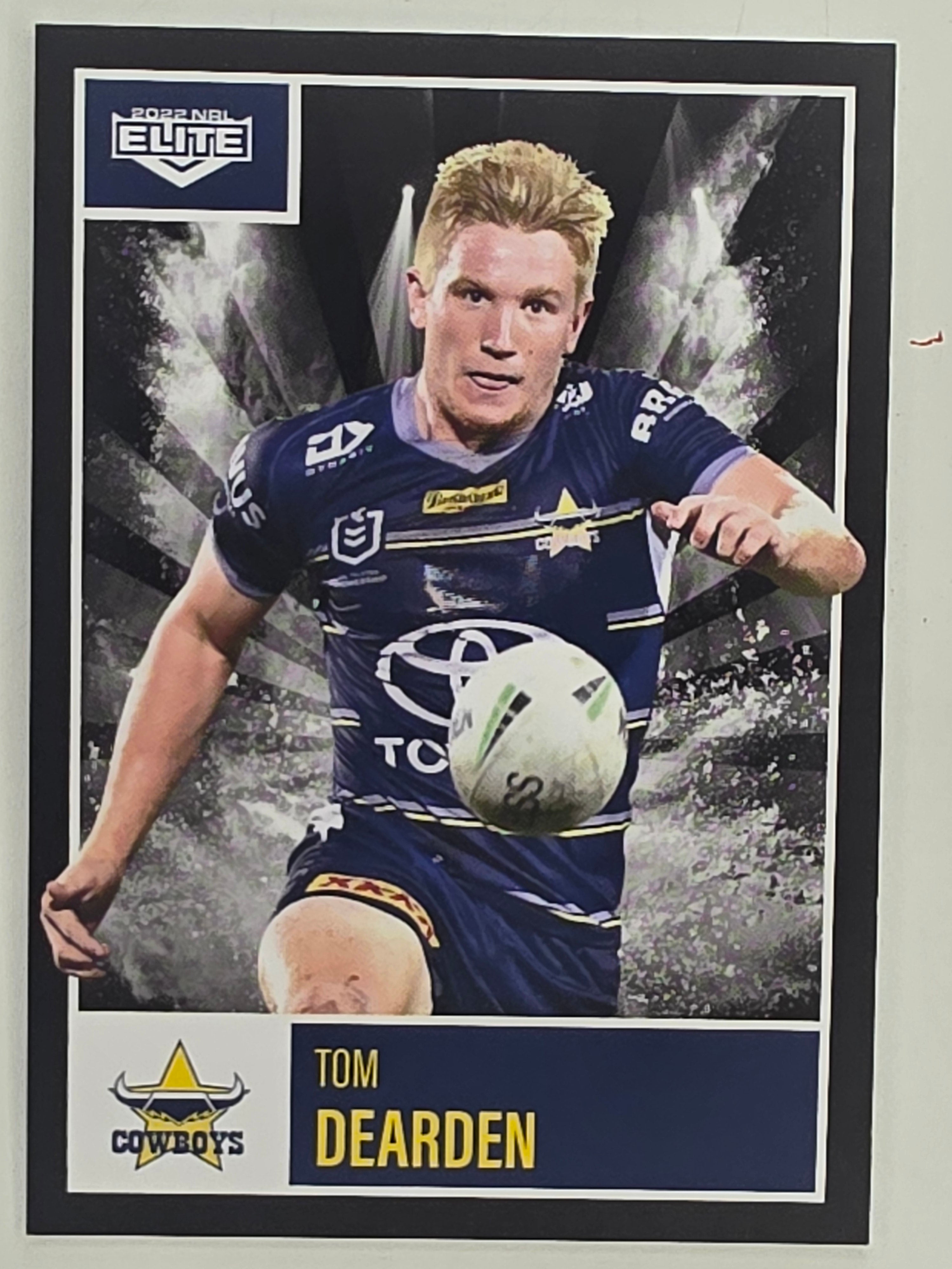 NRL 2022 Elite Base Card #074 Tom Dearden North Queensland Cowboys