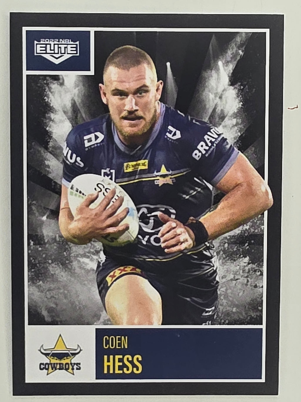 NRL 2022 Elite Base Card #076 Coen Hess North Queensland Cowboys
