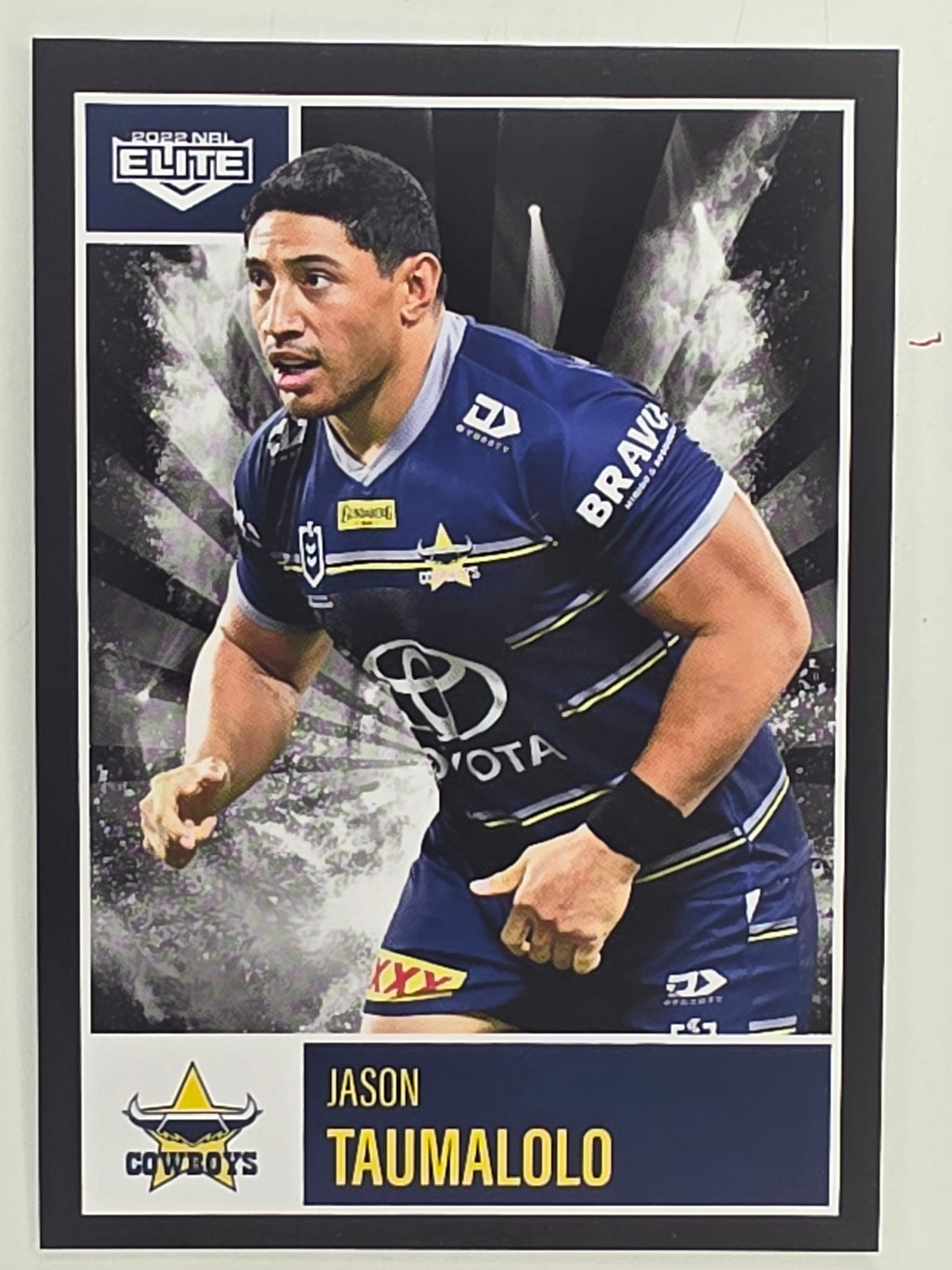 NRL 2022 Elite Base Card #080 Jason Taumalolo North Queensland Cowboys