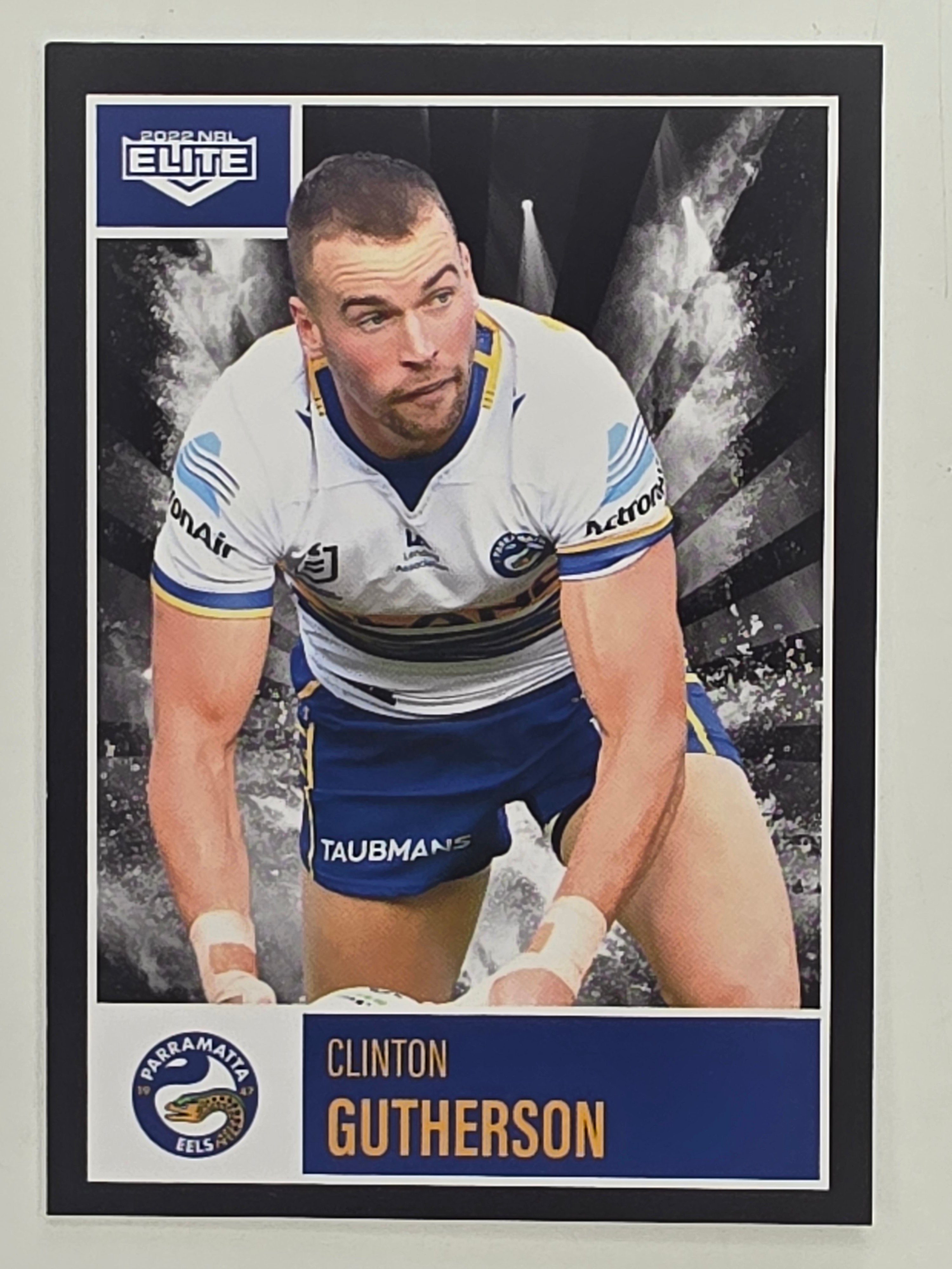 NRL 2022 Elite Base Card #085 Clinton Gutherson Parramatta Eels