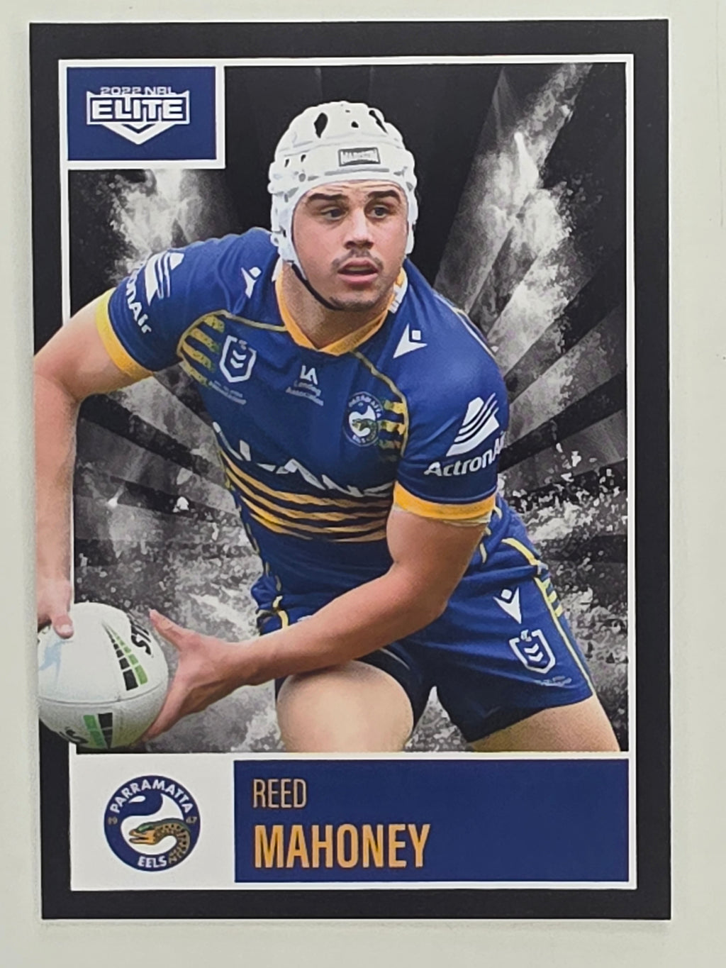 NRL 2022 Elite Base Card #087 Reed Mahoney Parramatta Eels