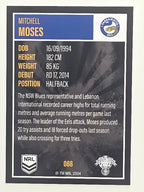 NRL 2022 Elite Base Card #088 Mitchell Moses Parramatta Eels