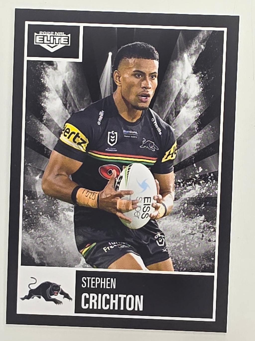 NRL 2022 Elite Base Card #093 Stephen Crichton Penrith Panthers