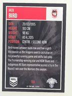 NRL 2022 Elite Base Card #110 Jack Bird St George Illawarra Dragons