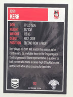 NRL 2022 Elite Base Card #112 Josh Kerr St George Illawarra Dragons