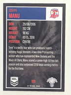 NRL 2022 Elite Base Card #120 Joseph Manu Sydney Roosters
