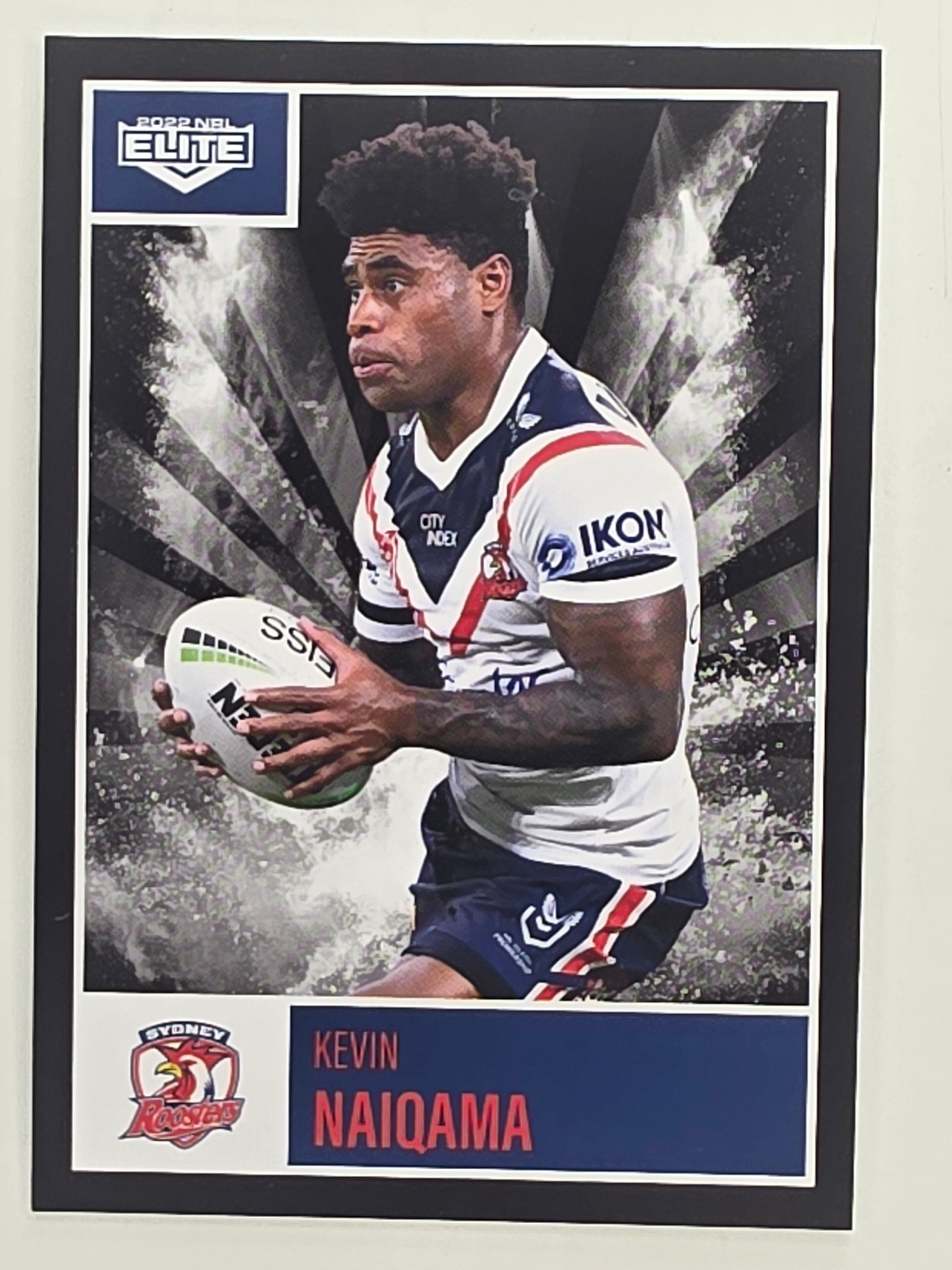 NRL 2022 Elite Base Card #121 Kevin Naiqama Sydney Roosters
