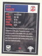 NRL 2022 Elite Base Card #122 Victor Radley Sydney Roosters