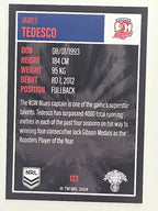 NRL 2022 Elite Base Card #123 James Tedesco Sydney Roosters