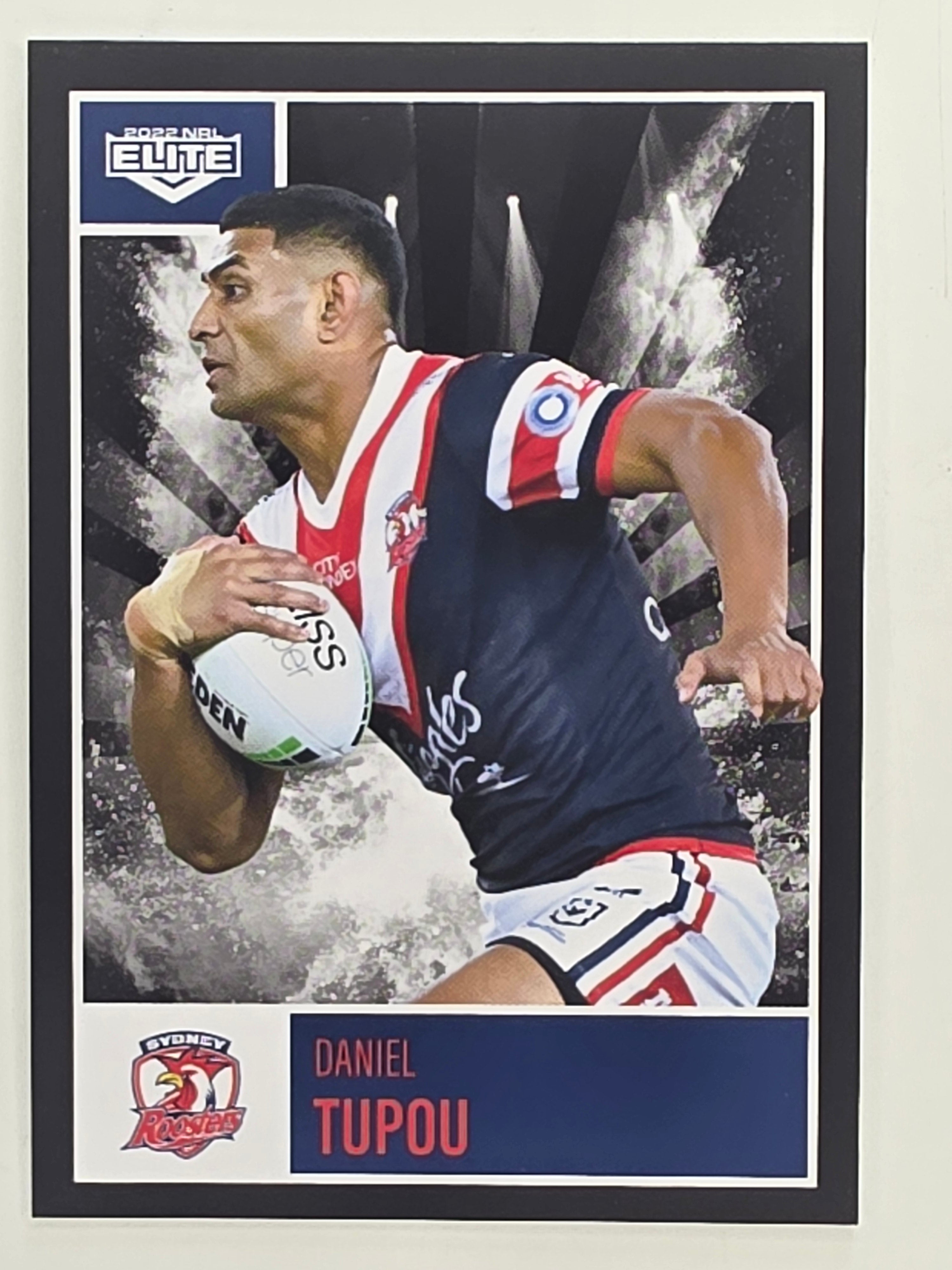 NRL 2022 Elite Base Card #124 Daniel Tupou Sydney Roosters