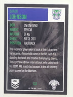 NRL 2022 Elite Base Card #132 Shaun Johnson New Zealand Warriors