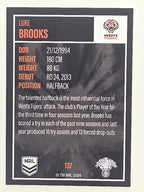 NRL 2022 Elite Base Card #137 Luke Brooks Wests Tigers