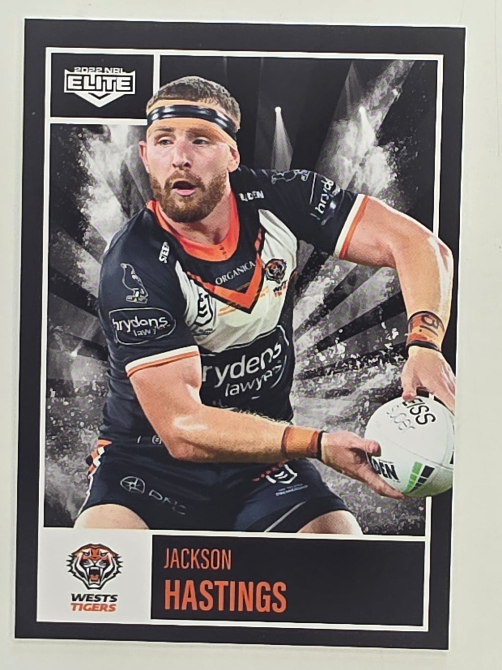 NRL 2022 Elite Base Card #139 Jackson Hastings Wests Tigers