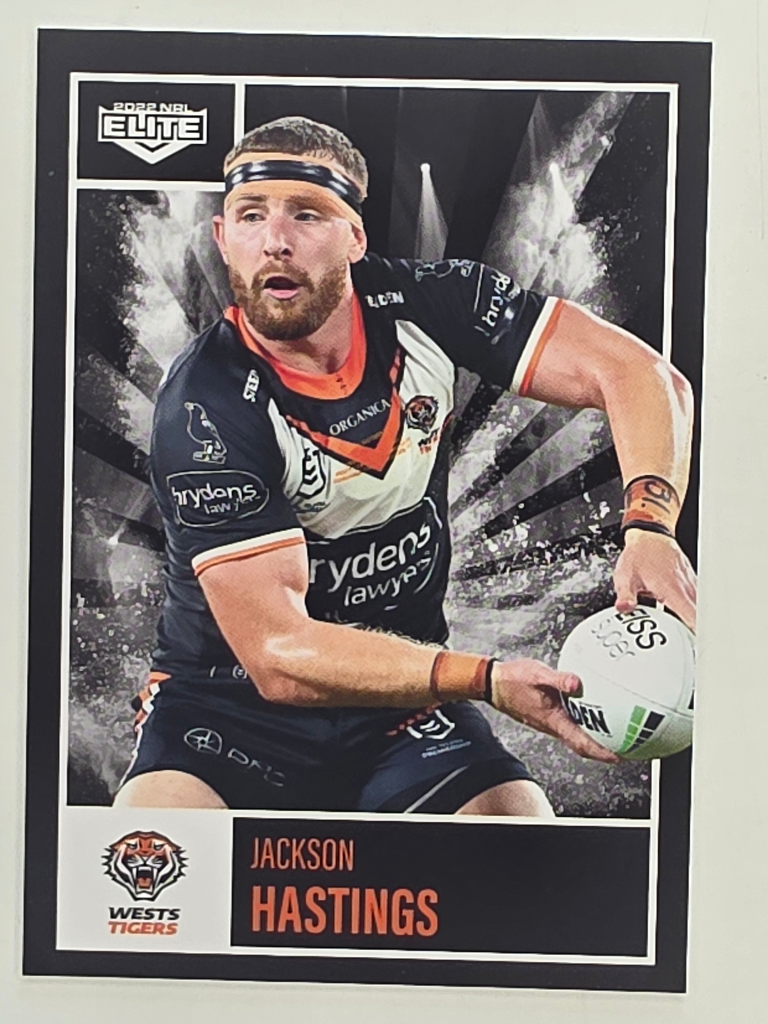 NRL 2022 Elite Base Card #139 Jackson Hastings Wests Tigers