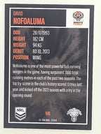 NRL 2022 Elite Base Card #141 David Nofoaluma Wests Tigers