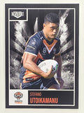 NRL 2022 Elite Base Card #144 Stefano Utoikamanu Wests Tigers