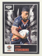 NRL 2022 Elite Base Card #144 Stefano Utoikamanu Wests Tigers
