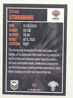 NRL 2022 Elite Base Card #144 Stefano Utoikamanu Wests Tigers