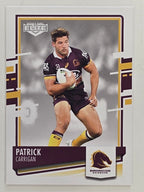 NRL 2021 Elite Base Card #002 Patrick Carrigan Brisbane Broncos