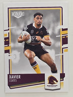 NRL 2021 Elite Base Card #003 Xavier Coates Brisbane Broncos