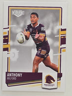 NRL 2021 Elite Base Card #007 Anthony Milford Brisbane Broncos