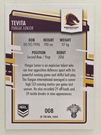 NRL 2021 Elite Base Card #008 Tevita Pangai Jnr Brisbane Broncos