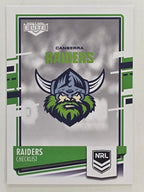 NRL 2021 Elite Base Card #010 Raiders Checklist Canberra Raiders