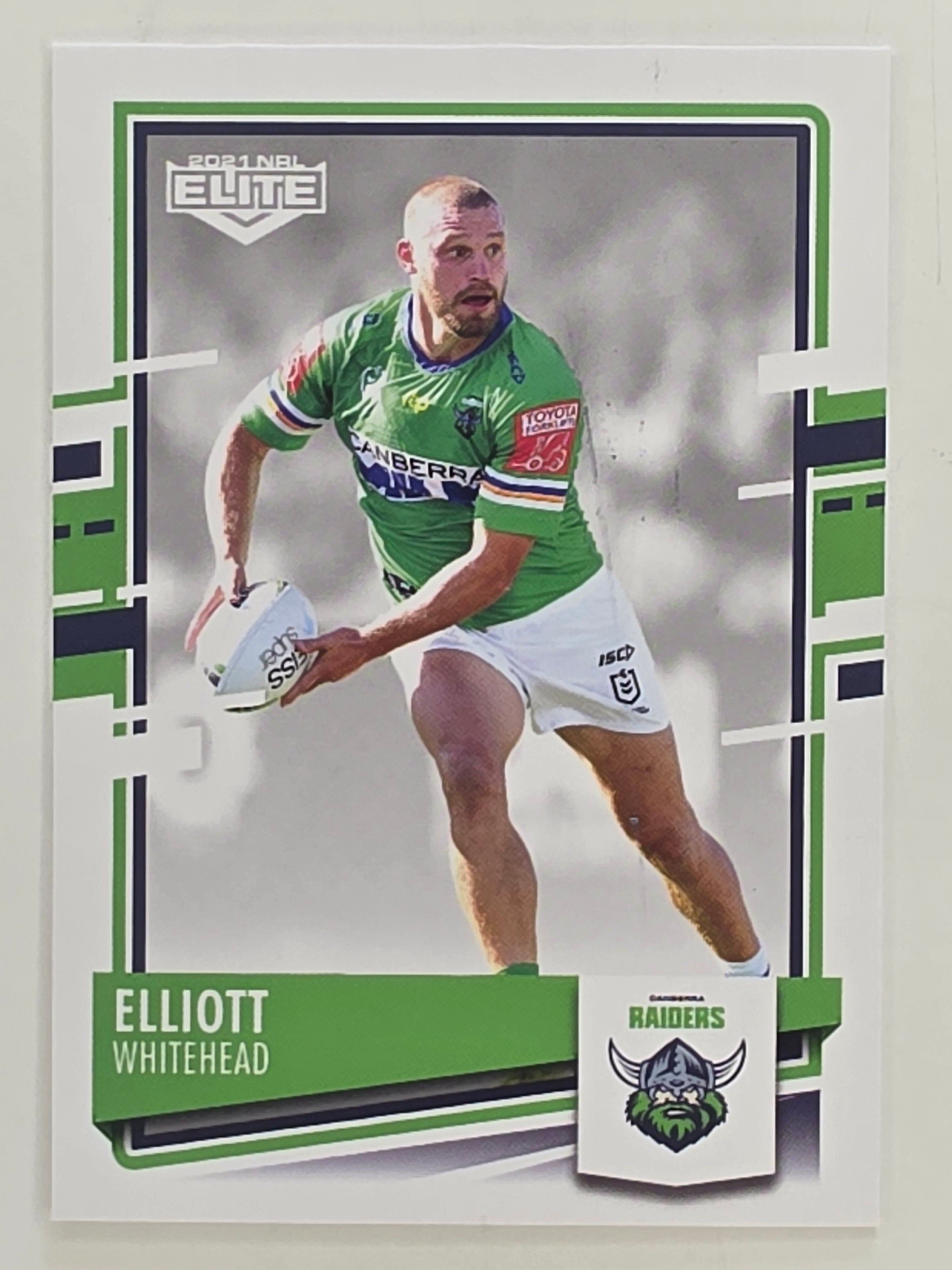 NRL 2021 Elite Base Card #015 Elliott Whitehead Canberra Raiders