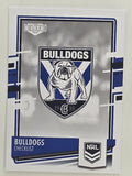NRL 2021 Elite Base Card #019 Bulldogs Checklist Canterbury Bankstown Bulldogs