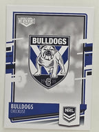NRL 2021 Elite Base Card #019 Bulldogs Checklist Canterbury Bankstown Bulldogs
