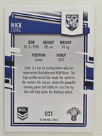 NRL 2021 Elite Base Card #021 Nick Cotric Canterbury Bankstown Bulldogs