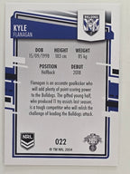 NRL 2021 Elite Base Card #022 Kyle Flanagan Canterbury Bankstown Bulldogs