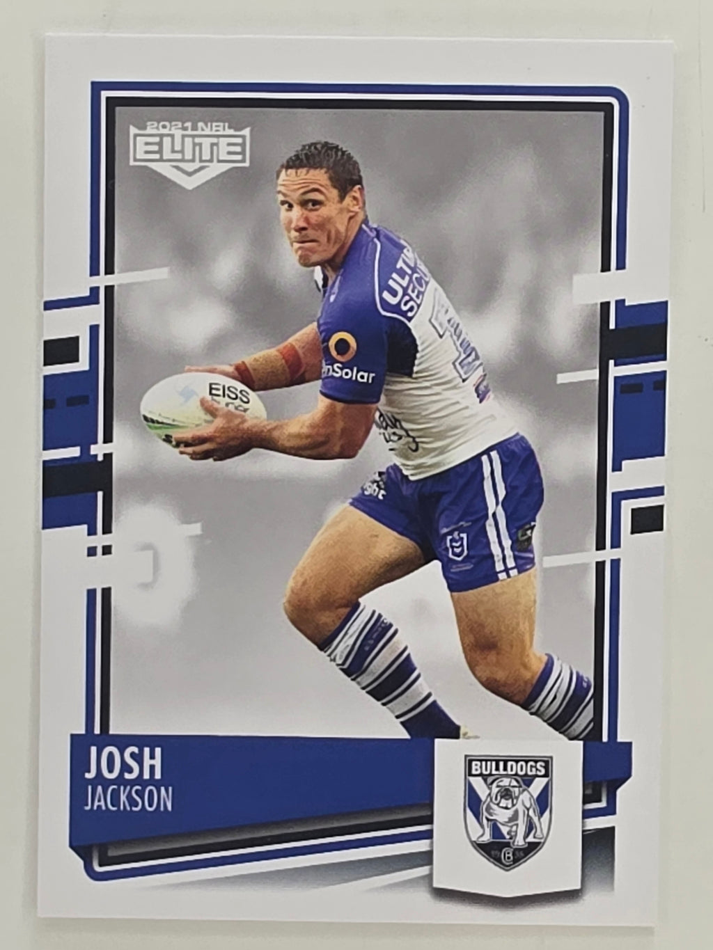 NRL 2021 Elite Base Card #024 Josh Jackson Canterbury Bankstown Bulldogs