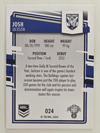 NRL 2021 Elite Base Card #024 Josh Jackson Canterbury Bankstown Bulldogs