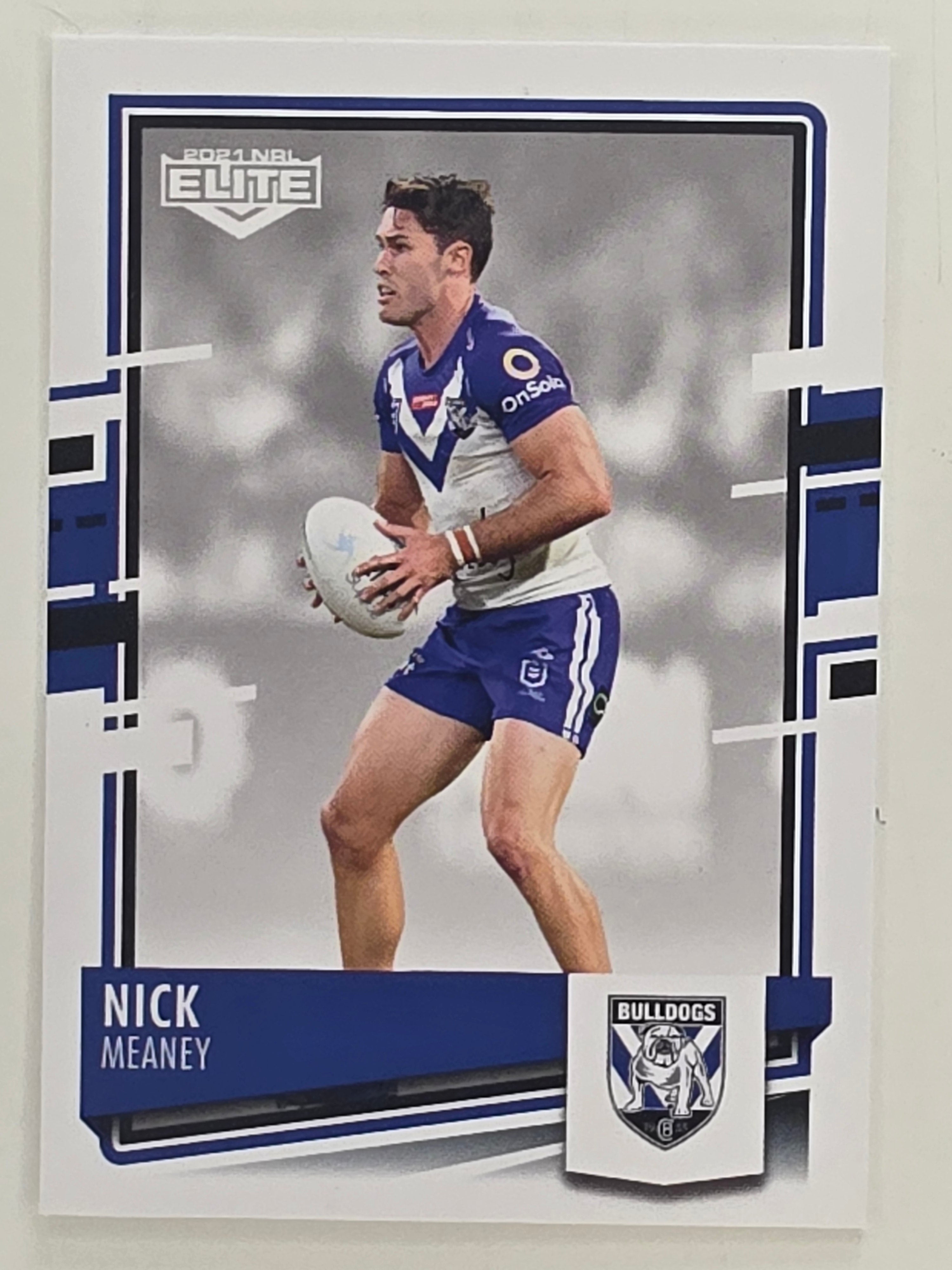 NRL 2021 Elite Base Card #025 Nick Meaney Canterbury Bankstown Bulldogs