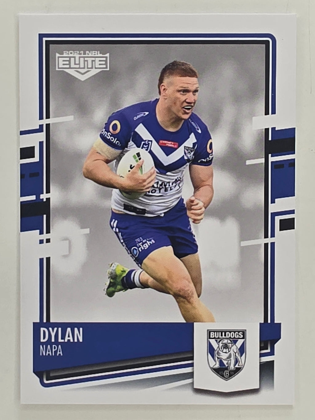 NRL 2021 Elite Base Card #026 Dylan Napa Canterbury Bankstown Bulldogs