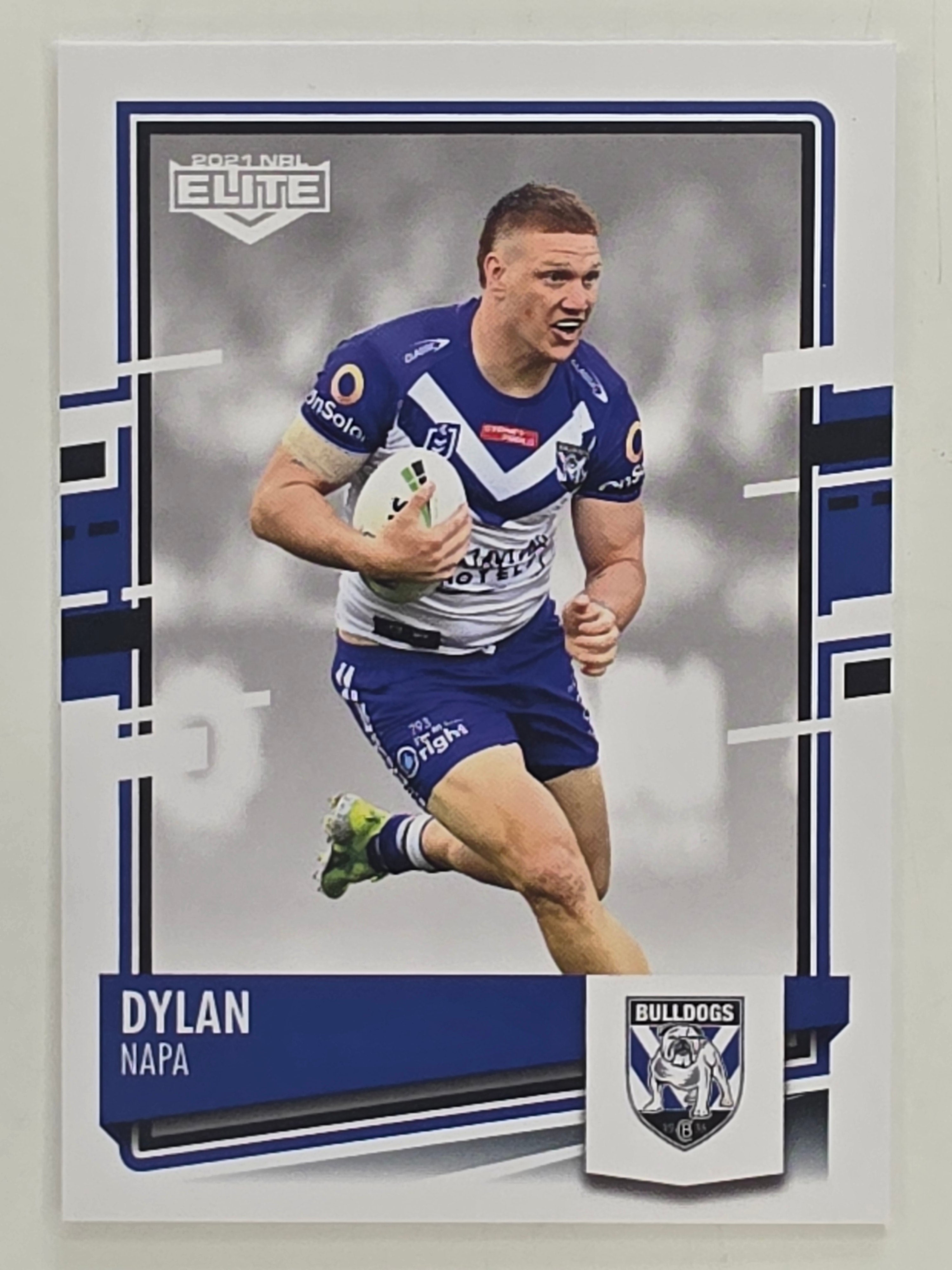 NRL 2021 Elite Base Card #026 Dylan Napa Canterbury Bankstown Bulldogs