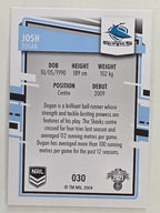 NRL 2021 Elite Base Card #030 Josh Dugan Cronulla Sutherland Sharks