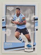 NRL 2021 Elite Base Card #032 Braden Hamlin-Uele Cronulla Sutherland Sharks