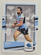 NRL 2021 Elite Base Card #036 Aaron Woods Cronulla Sutherland Sharks